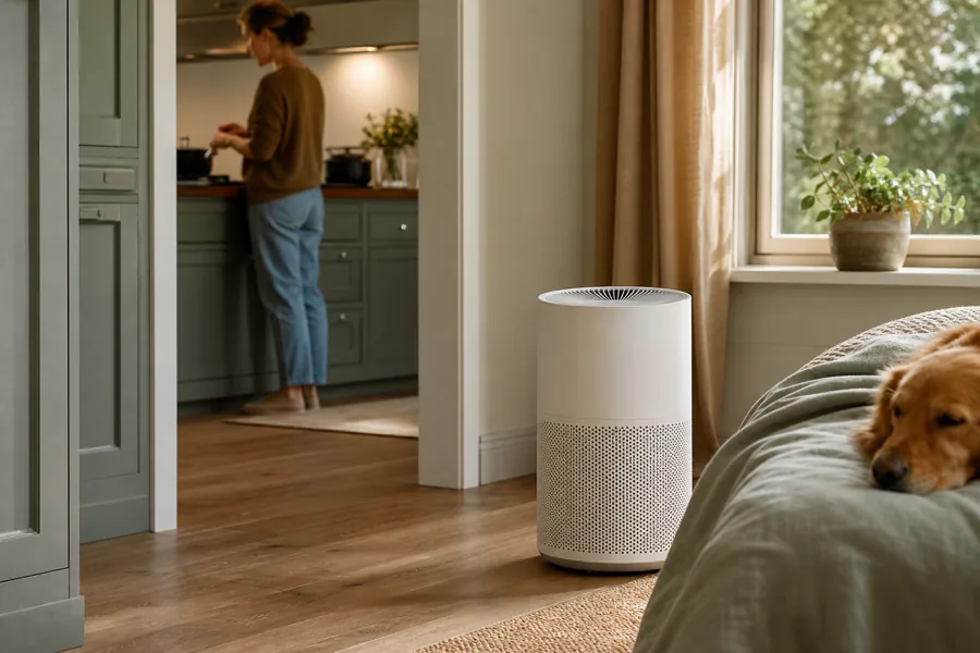 allergy-aware households comparing air purifier hepa home for cooking odors, seasonal pollen, and pet dander collect differently in every room.