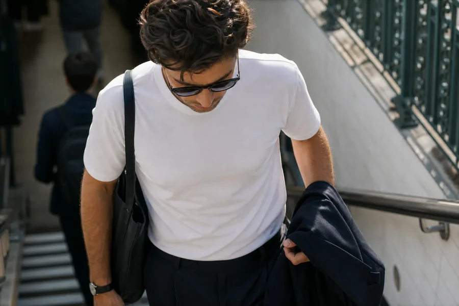 capsule-wardrobe shoppers comparing premium white t shirt for a reliable white tee needs to work alone on Saturday and under a blazer on Monday.