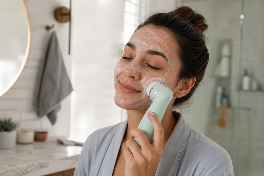 device-curious skincare users comparing gentle facial cleansing brush for a skincare routine needs a gentle, repeatable cleanse—not another device abandoned in a drawer.