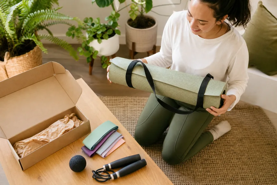 new exercisers comparing fitness gifts for beginners for someone wants to move more at home but has no interest in storing a room full of equipment.