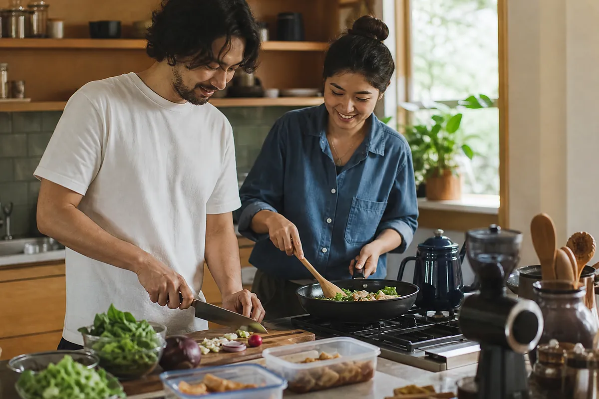 meal preppers and families considering leakproof food storage containers in an everyday setting