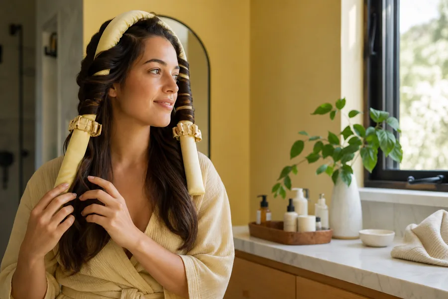 low-heat hair routines comparing heatless curling set comfortable for you want soft waves without adding another hot tool to an already rushed morning.