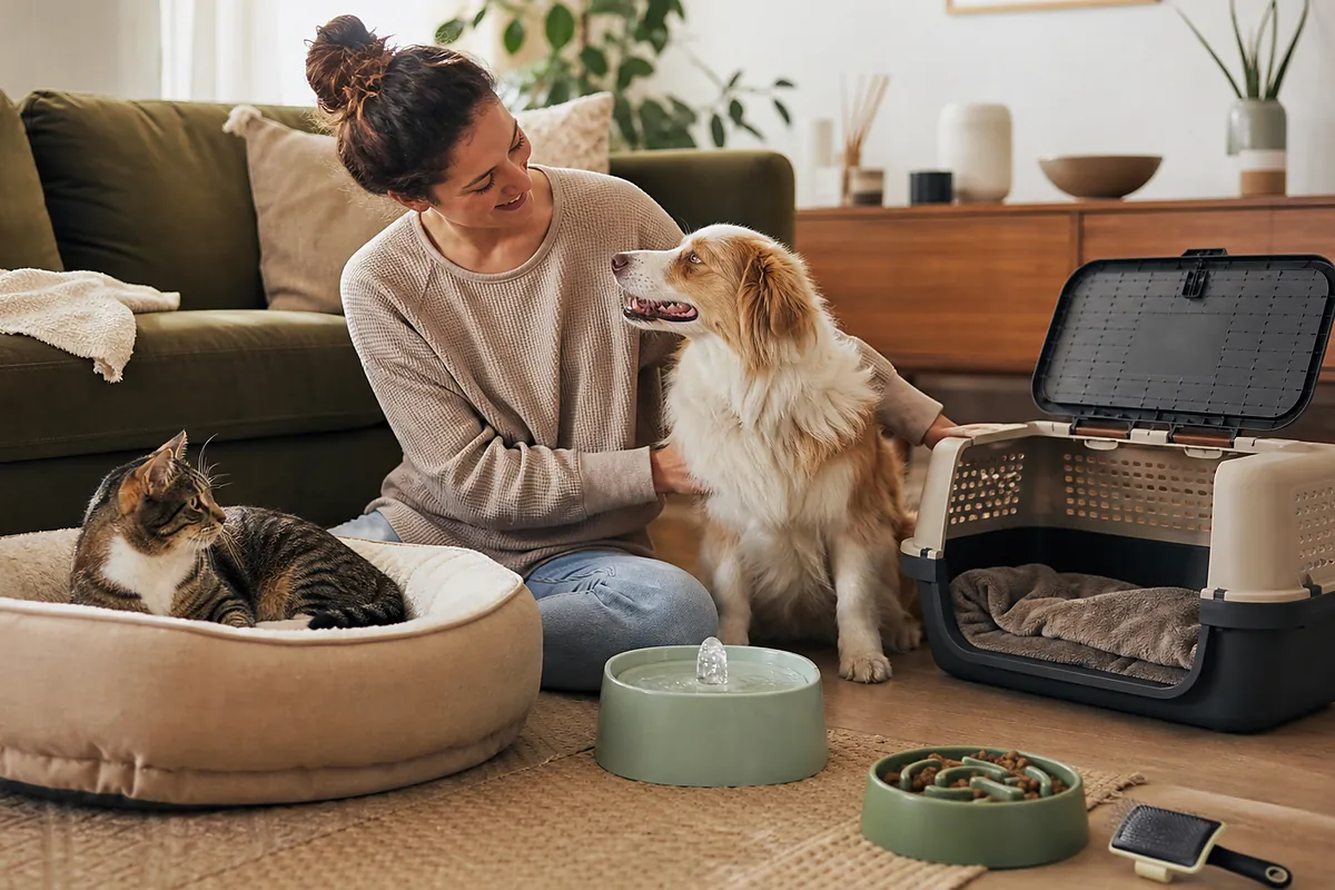 cat and multi-pet homes considering cat water fountain stainless steel in an everyday setting