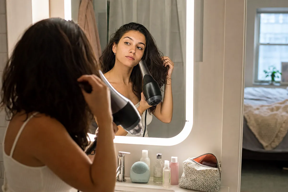 frequent carry-on travelers considering leakproof travel toiletry bottles in an everyday setting