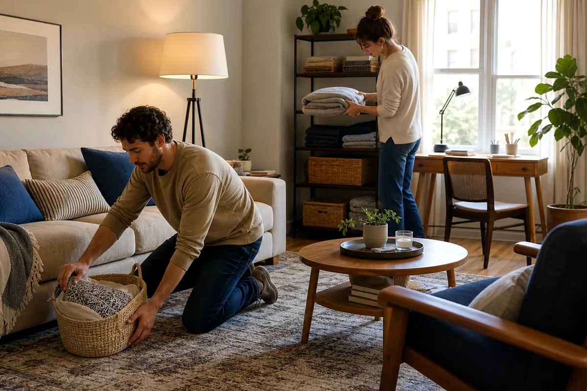 high-traffic homes considering washable area rug in an everyday setting